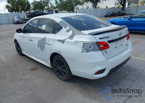2018 Nissan Sentra Sr из США, поврежденный, VIN 3N1AB7AP6JY235032